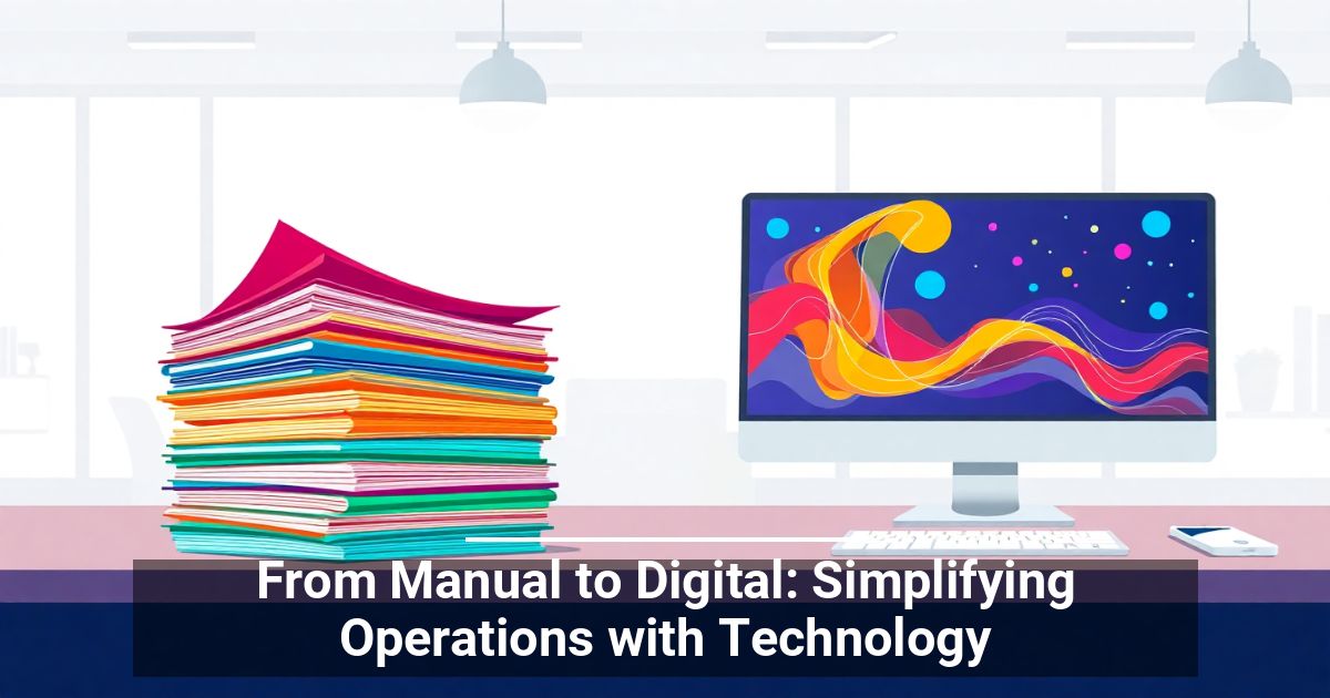 From Manual to Digital: Simplifying Operations with Technology