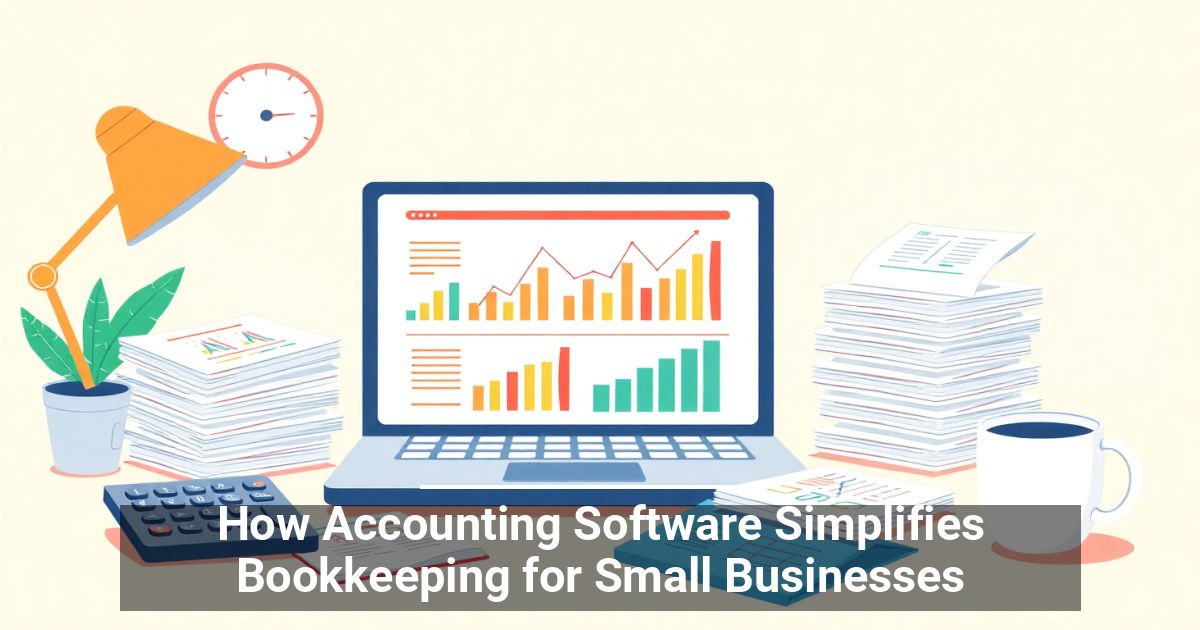 How Accounting Software Simplifies Bookkeeping for Small Businesses